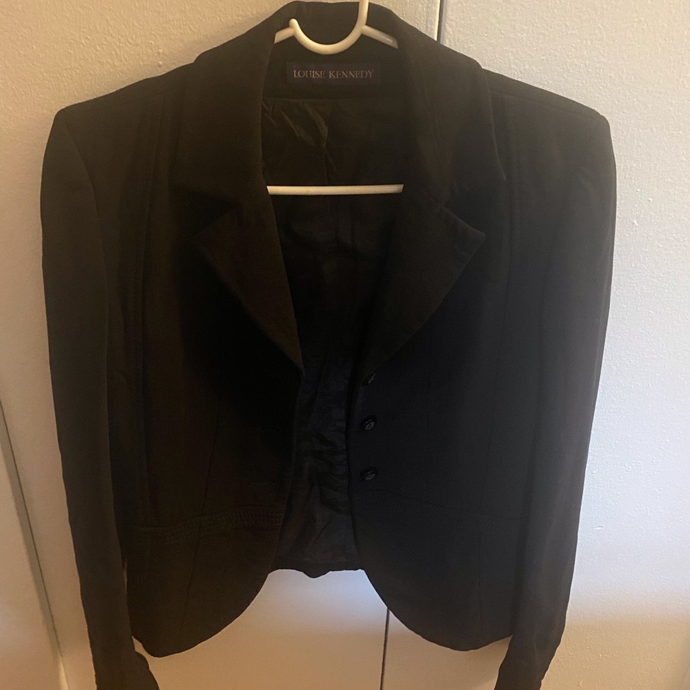 Louise Kennedy Black Wool Blazer (6)